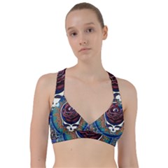 Grateful-dead-ahead-of-their-time Sweetheart Sports Bra by Sapixe