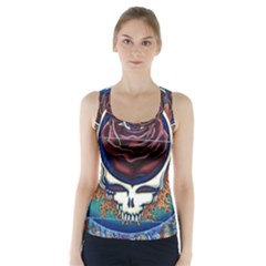 Grateful-dead-ahead-of-their-time Racer Back Sports Top by Sapixe