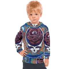 Grateful-dead-ahead-of-their-time Kids  Hooded Pullover by Sapixe