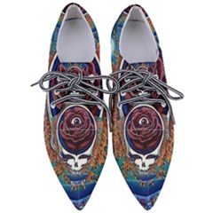 Grateful-dead-ahead-of-their-time Pointed Oxford Shoes by Sapixe