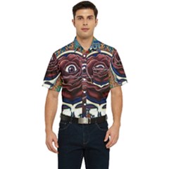 Grateful-dead-ahead-of-their-time Men s Short Sleeve Pocket Shirt 