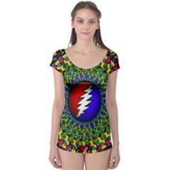 Grateful Dead Boyleg Leotard  by Sapixe