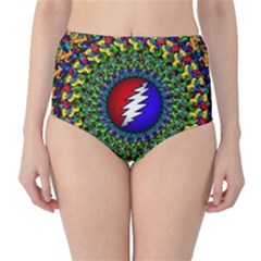 Grateful Dead Classic High-waist Bikini Bottoms by Sapixe