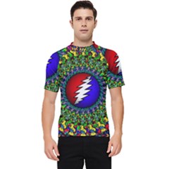 Grateful Dead Men s Short Sleeve Rash Guard by Sapixe