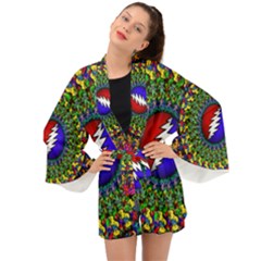 Grateful Dead Long Sleeve Kimono by Sapixe