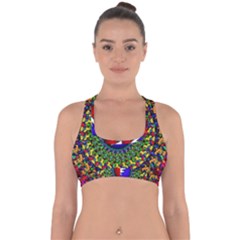 Grateful Dead Cross Back Hipster Bikini Top  by Sapixe