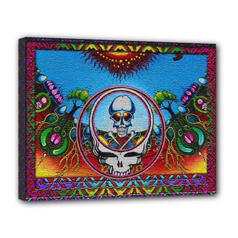 Grateful Dead Wallpapers Canvas 14  X 11  (stretched)