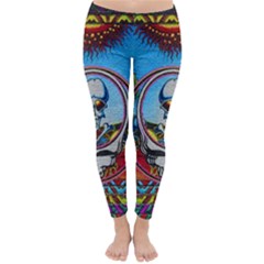 Grateful Dead Wallpapers Classic Winter Leggings