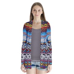 Grateful Dead Wallpapers Drape Collar Cardigan