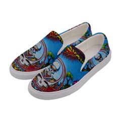 Grateful Dead Wallpapers Women s Canvas Slip Ons by Sapixe