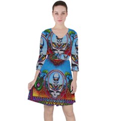 Grateful Dead Wallpapers Ruffle Dress by Sapixe