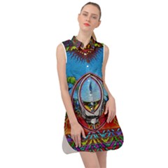 Grateful Dead Wallpapers Sleeveless Shirt Dress