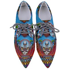 Grateful Dead Wallpapers Pointed Oxford Shoes by Sapixe