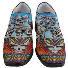 Grateful Dead Wallpapers Women Heeled Oxford Shoes