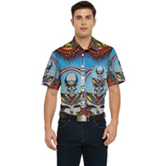 Grateful Dead Wallpapers Men s Short Sleeve Pocket Shirt 