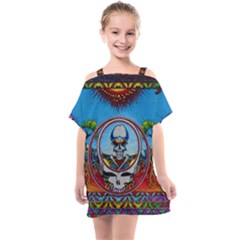 Grateful Dead Wallpapers Kids  One Piece Chiffon Dress