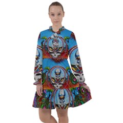 Grateful Dead Wallpapers All Frills Chiffon Dress by Sapixe