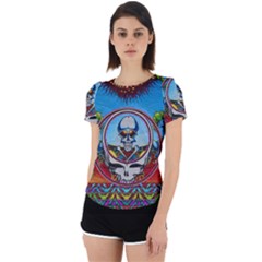 Grateful Dead Wallpapers Back Cut Out Sport Tee by Sapixe