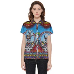 Grateful Dead Wallpapers Short Sleeve Pocket Shirt by Sapixe