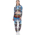 Grateful Dead Wallpapers Cropped Zip Up Lounge Set View1