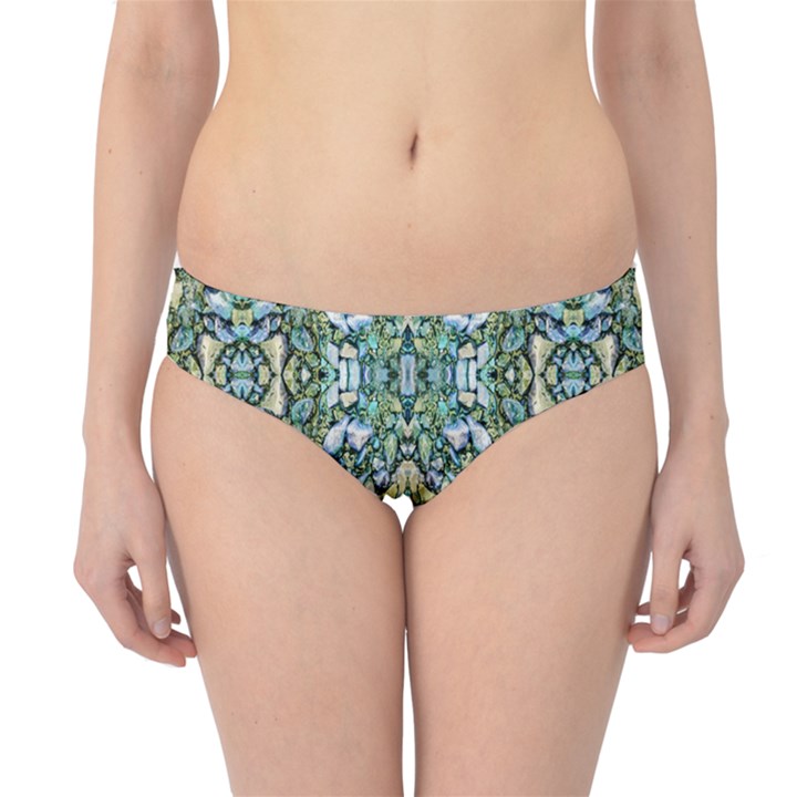 Stones Ornament Mosaic Print Pattern Hipster Bikini Bottoms