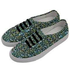 Stones Ornament Mosaic Print Pattern Men s Classic Low Top Sneakers by dflcprintsclothing