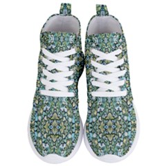 Stones Ornament Mosaic Print Pattern Women s Lightweight High Top Sneakers by dflcprintsclothing