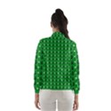 Green Christmas Tree Pattern Background Women s Windbreaker View2