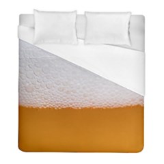 Beer Foam Bubbles Alcohol  Glass Duvet Cover (full/ Double Size) by Amaryn4rt