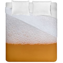 Beer Foam Bubbles Alcohol  Glass Duvet Cover Double Side (california King Size) by Amaryn4rt