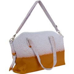 Beer Foam Bubbles Alcohol  Glass Canvas Crossbody Bag by Amaryn4rt