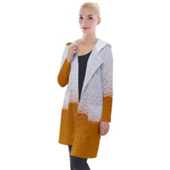 Beer Foam Bubbles Alcohol  Glass Hooded Pocket Cardigan by Amaryn4rt