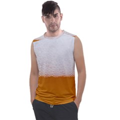 Beer Foam Bubbles Alcohol  Glass Men s Regular Tank Top by Amaryn4rt