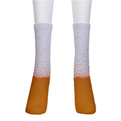 Beer Foam Bubbles Alcohol  Glass Men s Crew Socks by Amaryn4rt