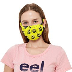 Cats Heads Pattern Design Crease Cloth Face Mask (adult)