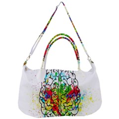 Brain Mind Psychology Idea Hearts Removal Strap Handbag by Amaryn4rt