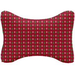 Snowflake Christmas Tree Pattern Seat Head Rest Cushion by Amaryn4rt