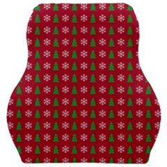 Snowflake Christmas Tree Pattern Car Seat Velour Cushion  by Amaryn4rt