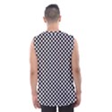 Black And White Checkerboard Background Board Checker Men s Basketball Tank Top View2