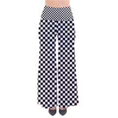 Black And White Checkerboard Background Board Checker So Vintage Palazzo Pants