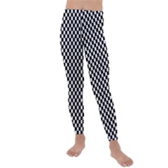 Black And White Checkerboard Background Board Checker Kids  Lightweight Velour Leggings