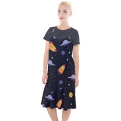 Cosmos Rockets Spaceships Ufos Camis Fishtail Dress