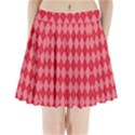 Red Diamonds Pleated Mini Skirt View1