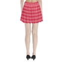 Red Diamonds Pleated Mini Skirt View2