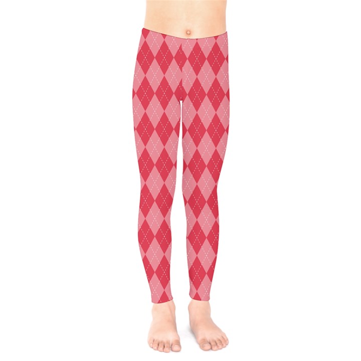 Red Diamonds Kids  Leggings