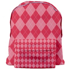 Red Diamonds Giant Full Print Backpack by ArtsyWishy