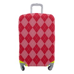 Red Diamonds Luggage Cover (small)