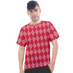 Red Diamonds Men s Sport Top by ArtsyWishy