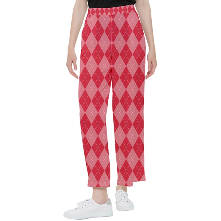 Red Diamonds Women s Pants 