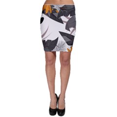 Natural Palm Plant Bodycon Skirt by Mariart